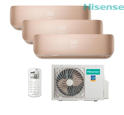 Hisense AMW3-24U4SZD / AMS-09UR4SVETG67(C)x3