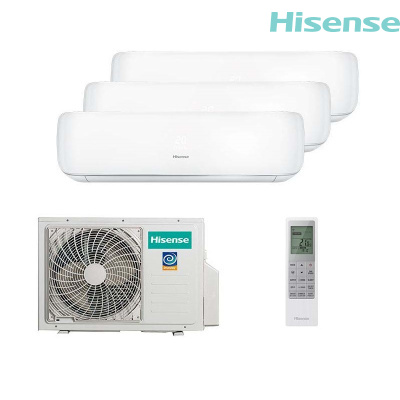 Hisense AMW3-24U4RJC / AMS-12UW4RVETG00 + AMS-09UW4RVETG00x2