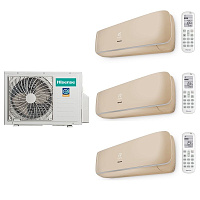 Комплекты мульти-сплит-систем Hisense PREMIUM CHAMPAGNE FREE MATCH DC INVERTER R32 LP
