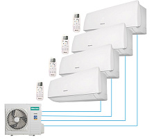 Комплекты мульти-сплит-систем Hisense Smart Free Match DC Inverter Edition 2018