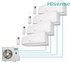 Hisense AMW4-36U4SAC / AMS-12UR4SVEDB65 + AMS-09UR4SVEDB65x3